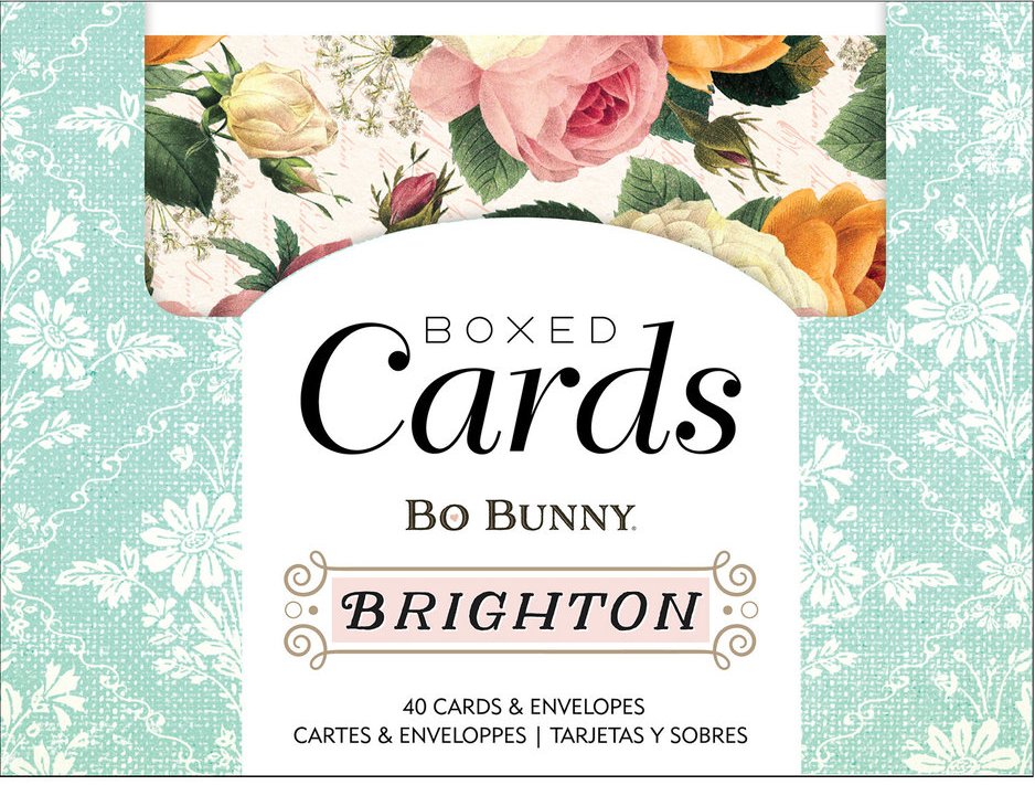 Bo Bunny (American Crafts) BRIGHTON Boxed Cards (80pcs)