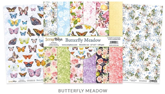 ScrapBoys Butterfly Meadow
