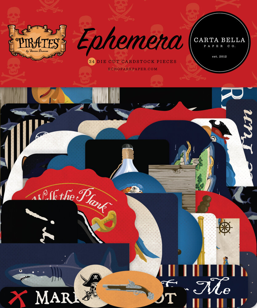 Carta Bella Pirates Ephemera (CBPT318024)