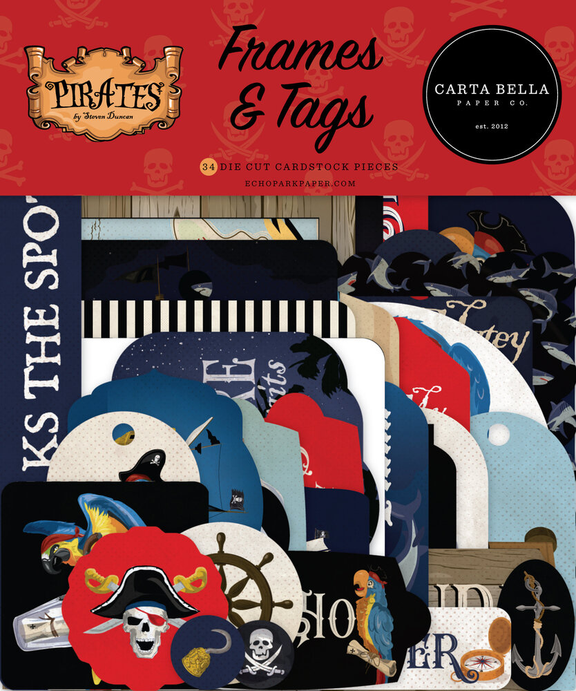 Carta Bella Pirates Frames & Tags (CBPT318025)