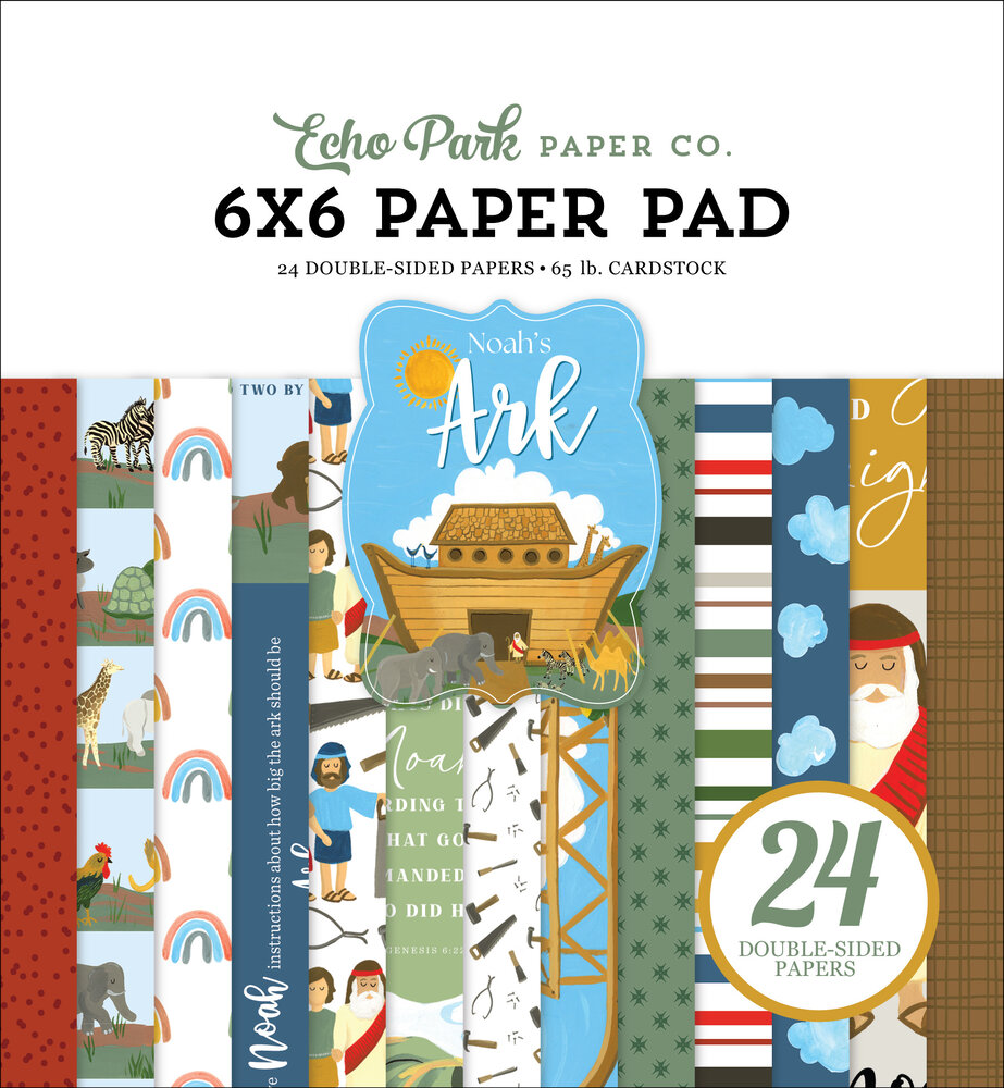 Echo Park Bible Stories: Noah's Ark 6x6  Paper Pad 