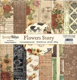 Scrap Boys Flowers Story