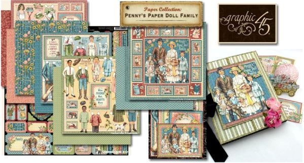 Graphic 45 Penny's Doll House Family Collection
