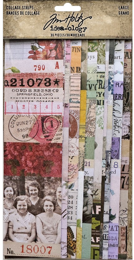 Idea-ology Tim Holtz Collage Strips Large (TH94367)