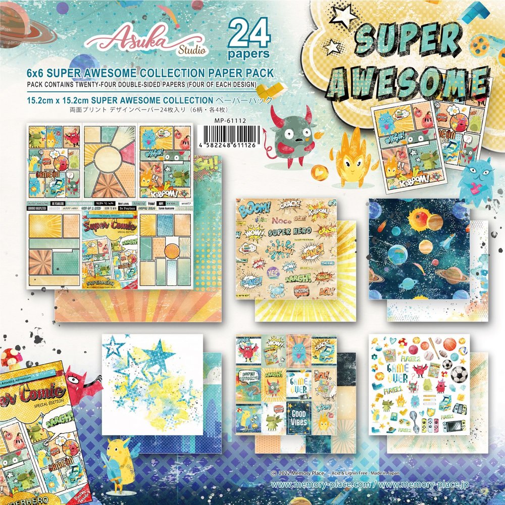 Memory Place Super Awesome 6x6 Inch Paper Pack