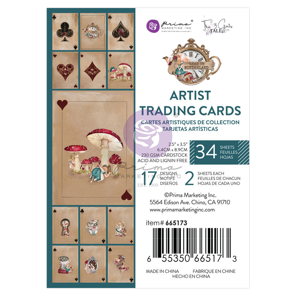 Prima Marketing Lost In Wonderland Playing Cards (34pcs) (665173)