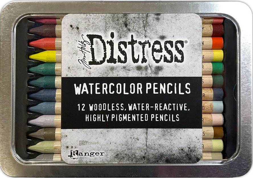 Tim Holtz Distress Watercolor Pencils Kit 5 (12pcs) (TDH83597)