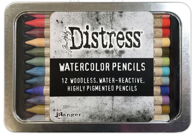 Tim Holtz Distress Watercolor Pencils Kit 6 (12pcs) (TDH83603)