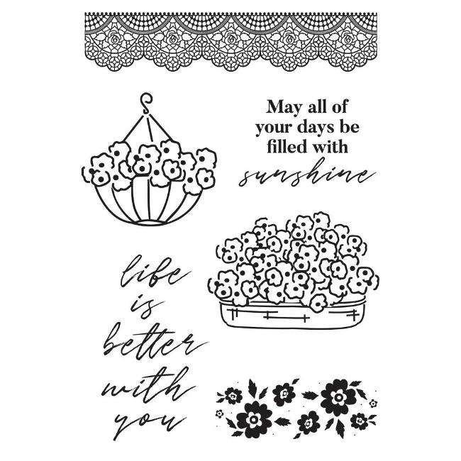 Kaisercraft Flower Shoppe Stamp Set
