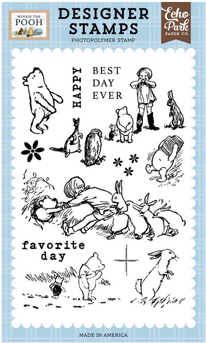 Echo Park Winnie The Pooh Clear Stamps  (WTP363042)