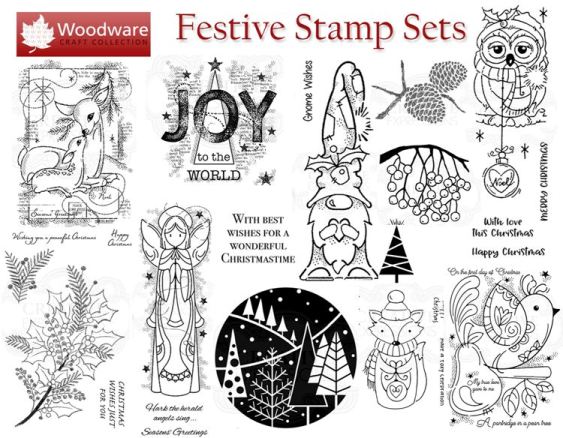 Woodware Festive Stamps